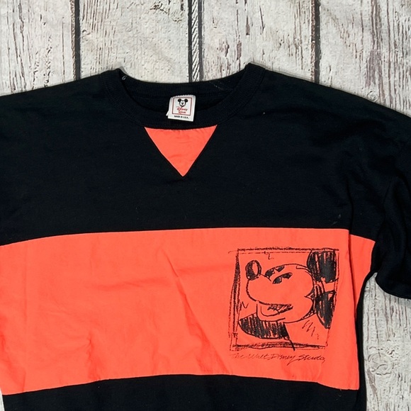 Mickey Mouse Vintage Cartoon Disney World 1980s Crewneck Sweatshirt - Picture 4 of 6